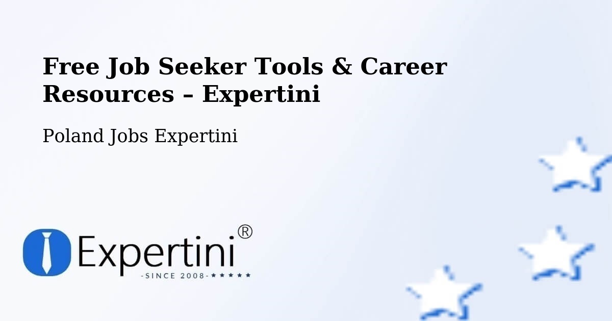 Free Job Seeker Tools & Career Resources – Łapy - Łapy, Poland Jobs Expertini